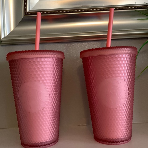 NEW! Starbucks 2022 Pink Studded Tumbler 16oz (Grande) - Picture 3 of 3
